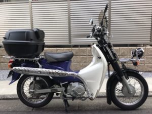 Givi ジビ リアボックス取付け カブカスタム Ignition Cub Life